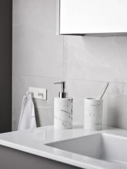 Habo - Sæbedispenser - Marble/Marmor - H: 18 cm