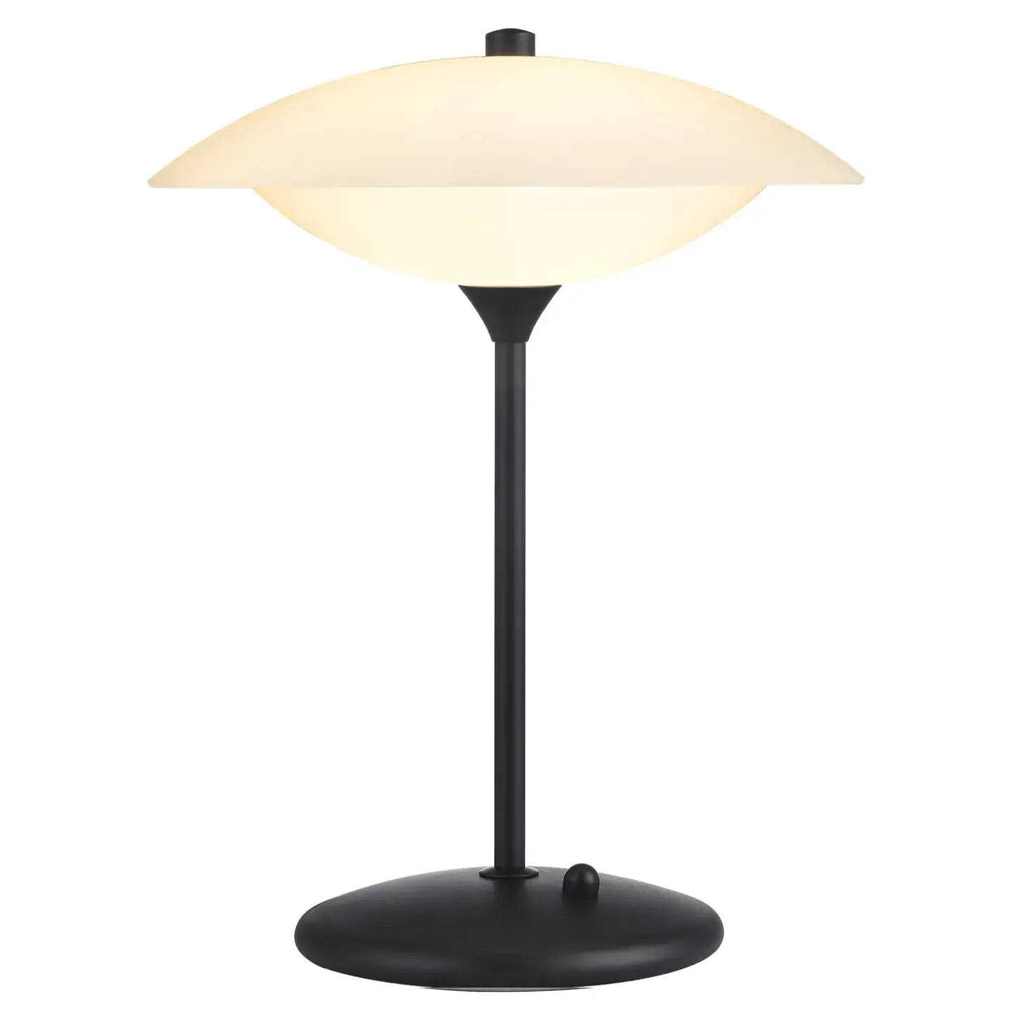 Halo Design - Bordlampe - Baroni - Ø30 cm - Opal/Sort