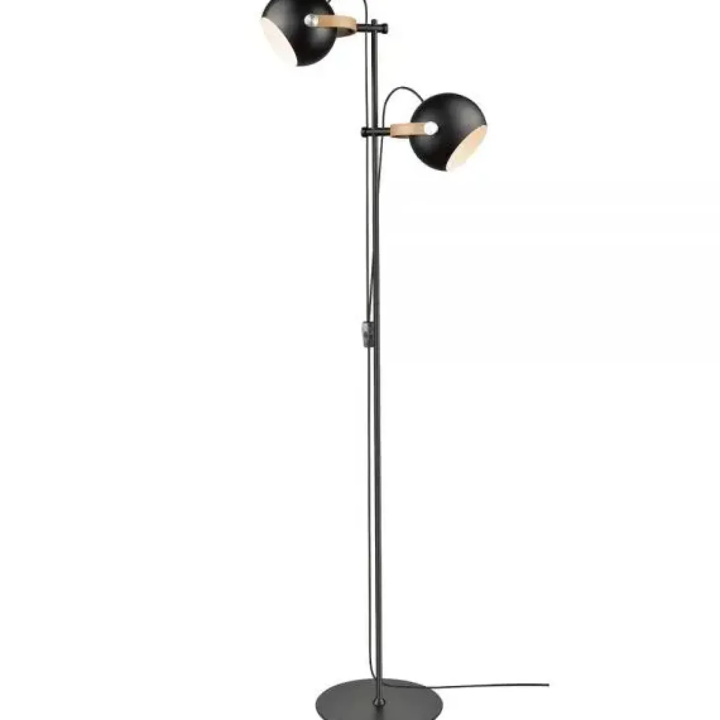 Halo Design - D.C Gulvlampe 2L Ø18 - Sort/Eg