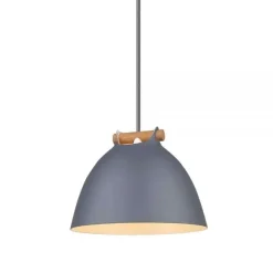 Halo Design - Århus Pendel Ø18 - Grå/Træ