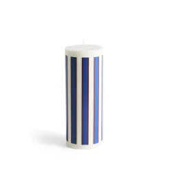 Hay - Bloklys - Column - Large - Off-White, Brown & Blue