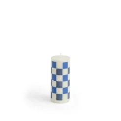 Hay - Bloklys - Column - Small - Hvid & blå