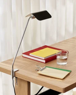 HAY - Bordlampe - Apex Desk Clip Lamp - Oyster White / Hvid