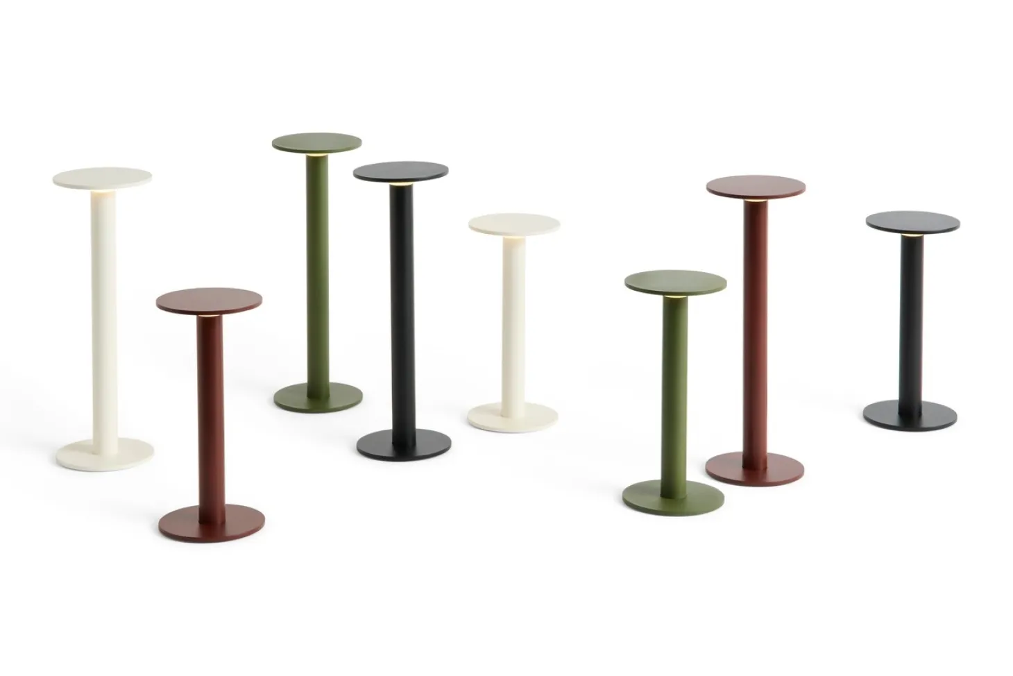 HAY - Bærbar Lampe - Host - H30 cm - Iron Red