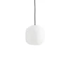 Hay - Buoy Glass Pendel - Sort ledning - Hvid - 200