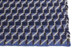 HAY - Channel Rug - 60 x 200 cm - Blue / White