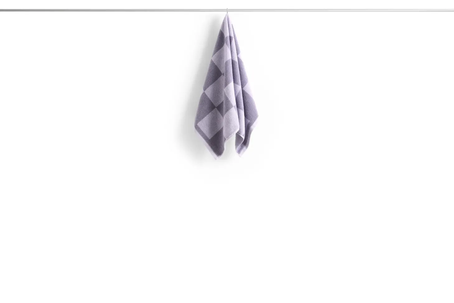 Hay - Check Hand Towel (Organic) - W50 x L90 - Lavender - Lavender - 329