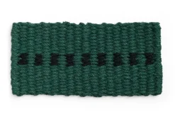 Hay - Coco Door Mat - Dot - Green & Black - Dark green and black - 40 x 80 cm