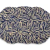 Hay - Coco Door Mat - Swirl - Blue and off-white