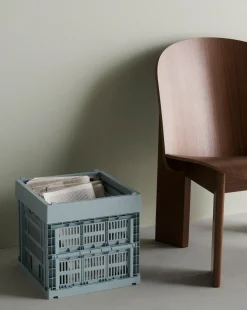 HAY Colour Crate - Cube - Dusty blue