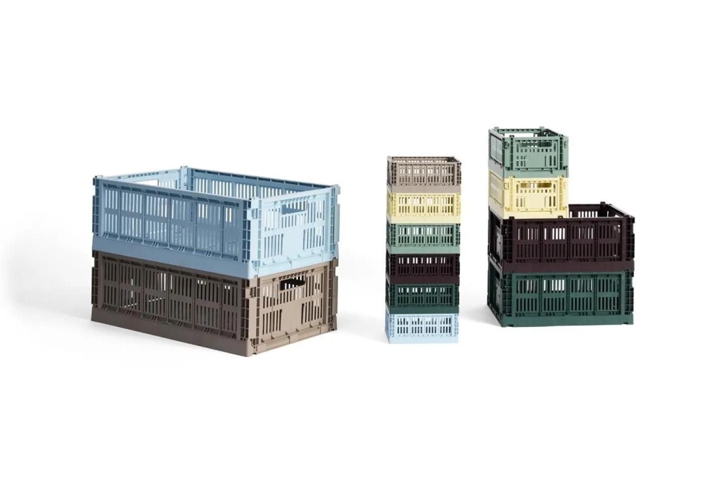 HAY Colour Crate - Cube - Grey