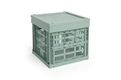 HAY Colour Crate - Cube - Sage green