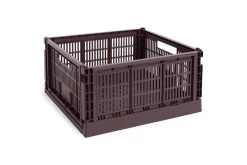 HAY Colour Crate - Large Square - Bordeaux