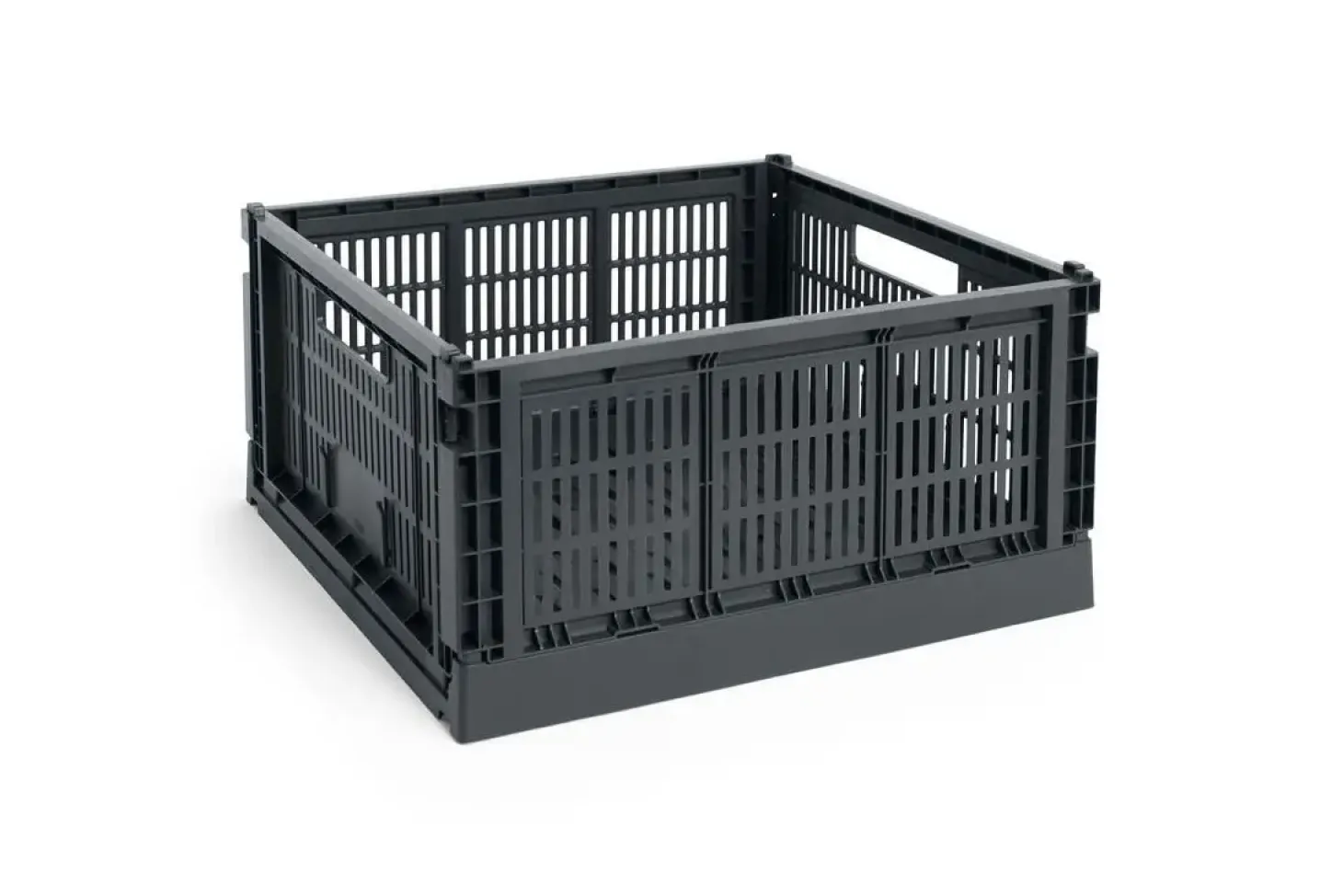 HAY Colour Crate - Large Square - Charcoal