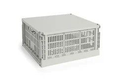 HAY Colour Crate - Large Square - Grey
