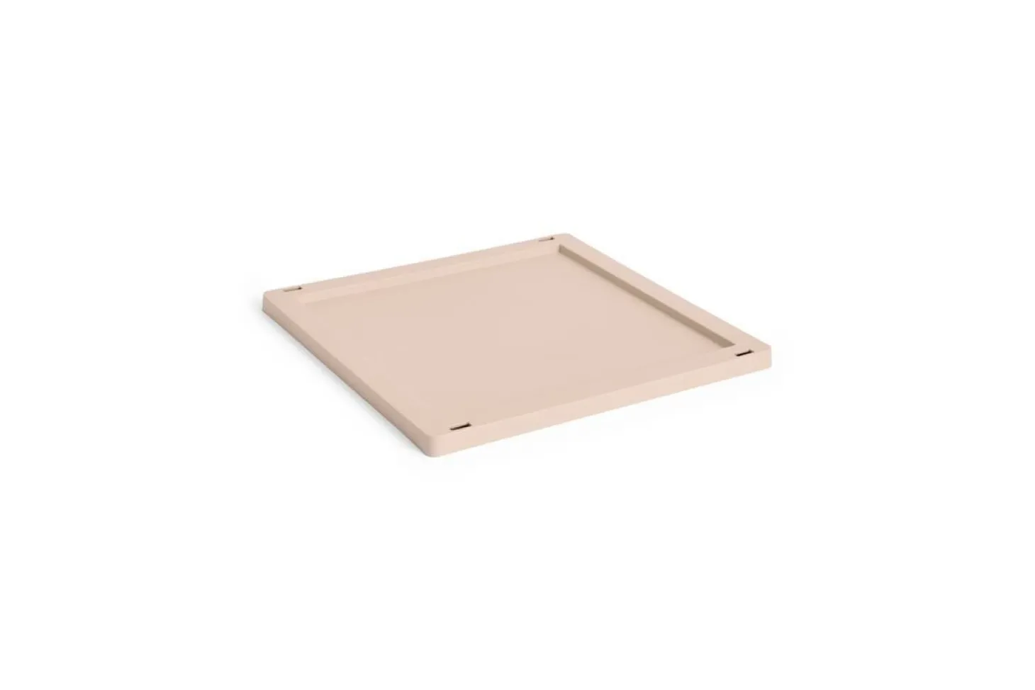 HAY Colour Crate Lid Plastic - Medium Square / Cube - Powder