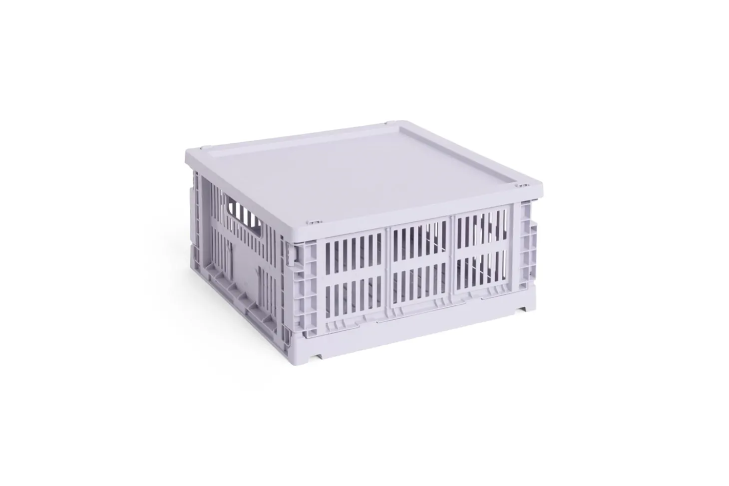 HAY Colour Crate Lid Plastic - Medium Square / Cube - Lavender