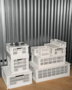 HAY Colour Crate Lid Plastic - Small - Off-white