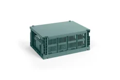 HAY Colour Crate - Medium - Dark green