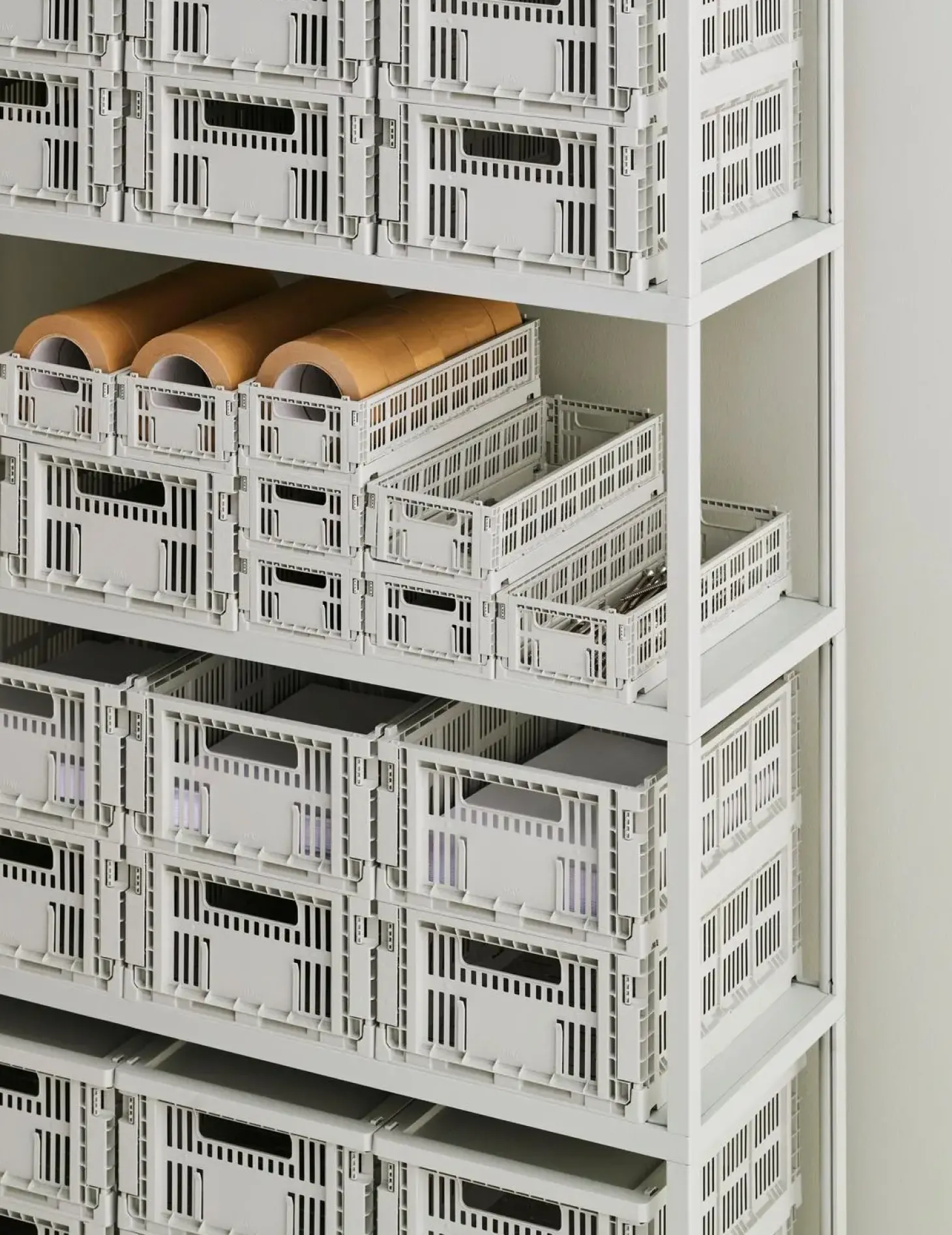HAY Colour Crate - Medium - Grey