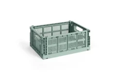 HAY Colour Crate - Medium - Sage green