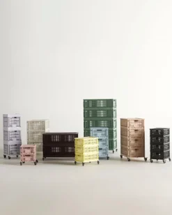 HAY Colour Crate - Medium Square - Powder
