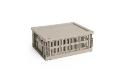 HAY Colour Crate - Medium - Warm grey