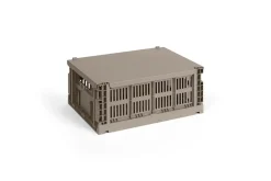 HAY Colour Crate - Medium - Warm grey