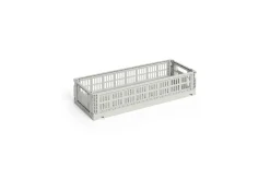 HAY Colour Crate Mini - Oblong - Grey