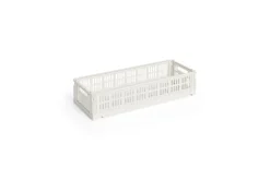 HAY Colour Crate Mini - Oblong - Off-white