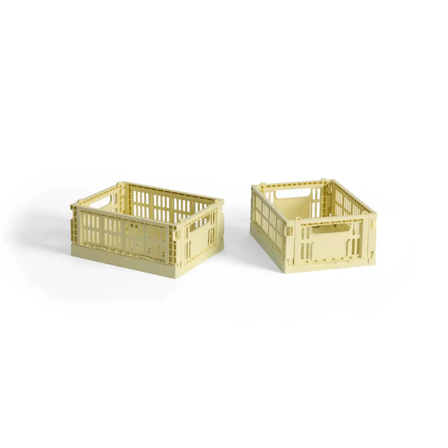 HAY - Colour Kasser - Recycled - Mini - Gul - Light Yellow - 2 stk