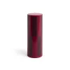 Hay - Column Candle - Wine with bordeaux large check