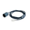 Hay - Common Table Cord Set - Lampefatning med ledning - Anthracite blue