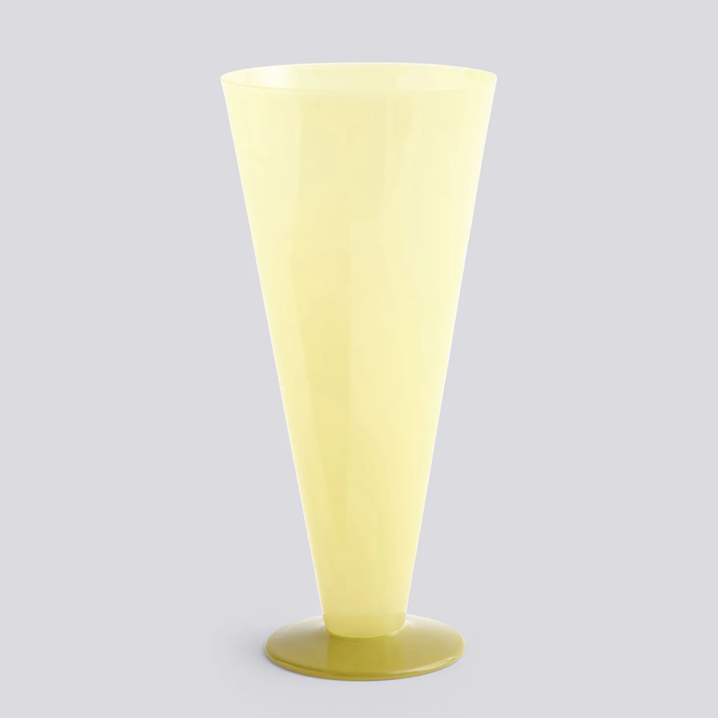 Hay - Conical Vase - Large - Gul/lime