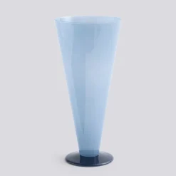 Hay - Conical Vase - Large - Petrol/mørk blå