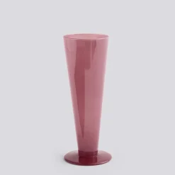 Hay - Conical Vase - Medium - Rose/mørk rød