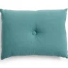 Hay - Dot Cushion - Linen - Petrol