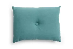 Hay - Dot Cushion - Linen - Petrol
