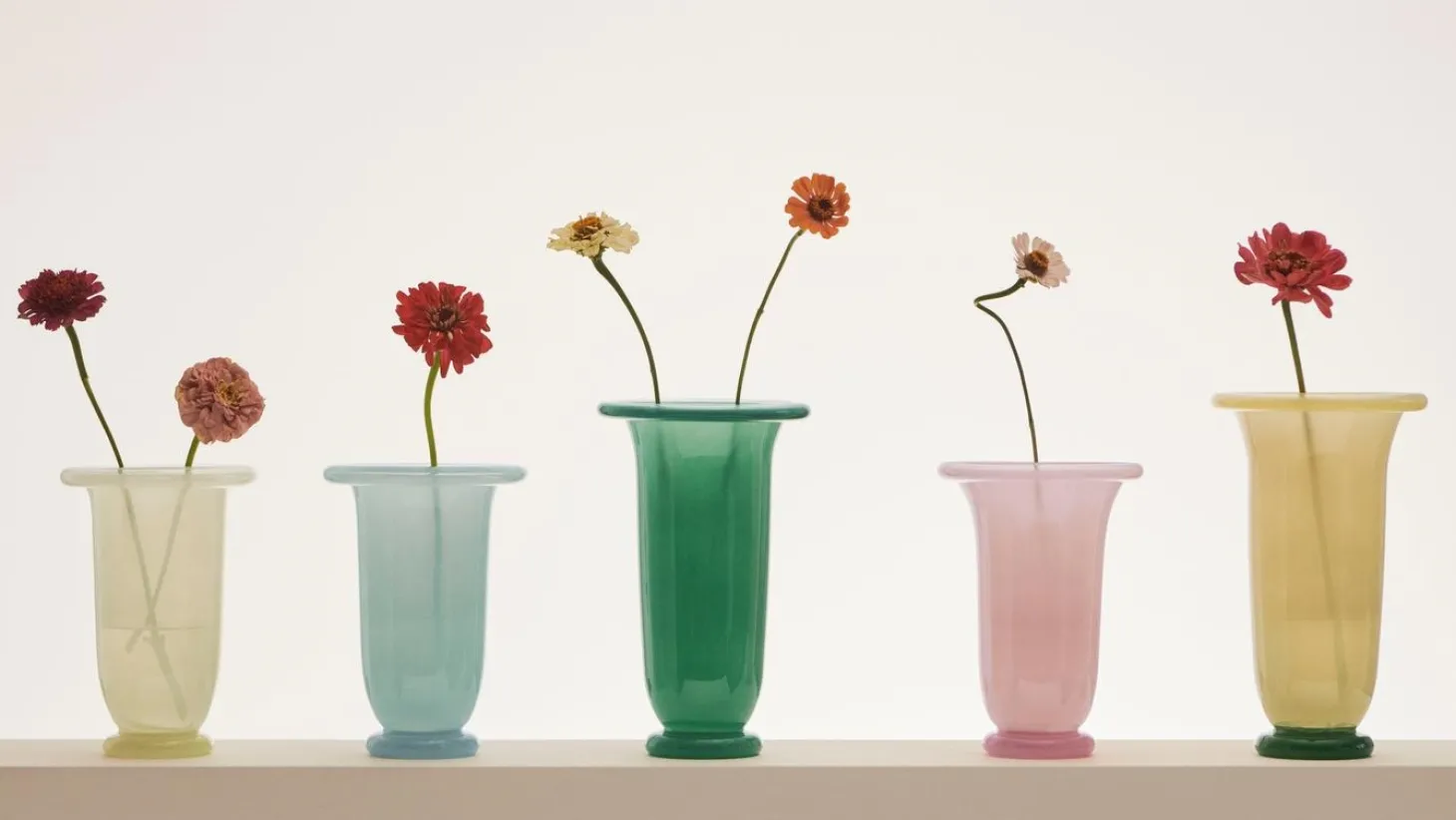 Hay - Empire Vase - Medium - Lime Yellow - Lime yellow with dark lime base - 749