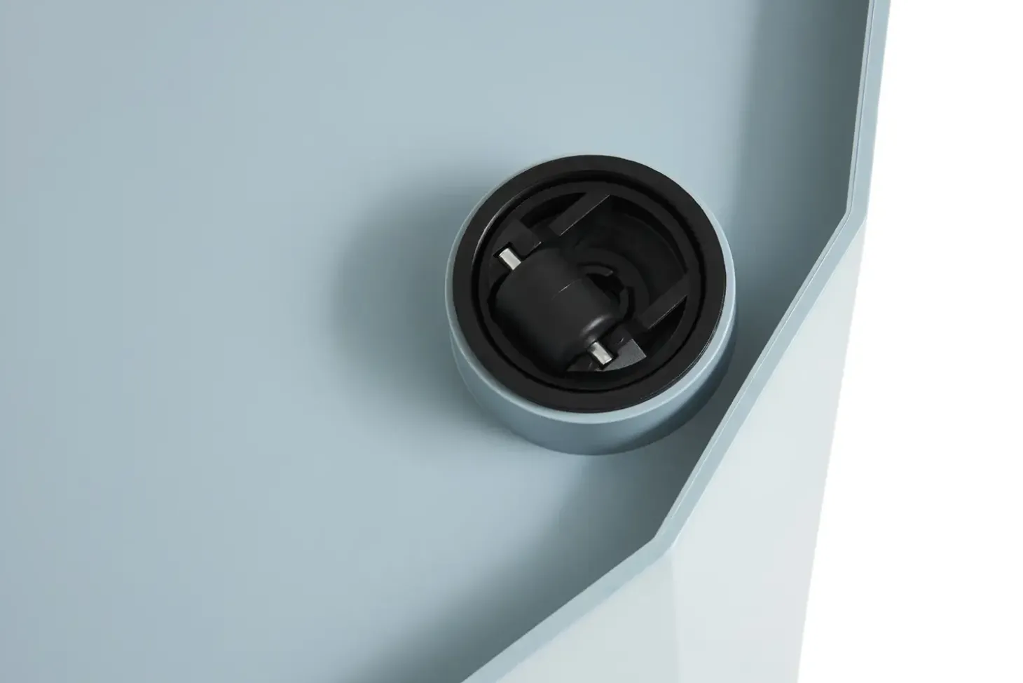 Hay - Facet Cabinet - High - Anthracite - sidebord med hjul