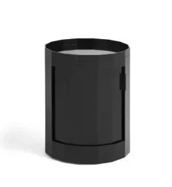 Hay - Facet Cabinet - Low - Anthracite - Sidebord med hjul - H49 cm
