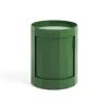 Hay - Facet Cabinet - Low - Spinach Green - Sidebord med hjul - grønt