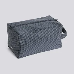 Hay - Grid Wash Bag - Medium - Mørk blå