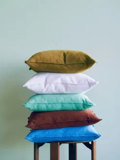 Hay - Linen Cushion - 50x50 - Emerald Green - Emerald green - 829