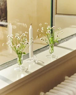 Hay - Lysestage - Tiny - Straight - Clear - Højde 7,7 cm