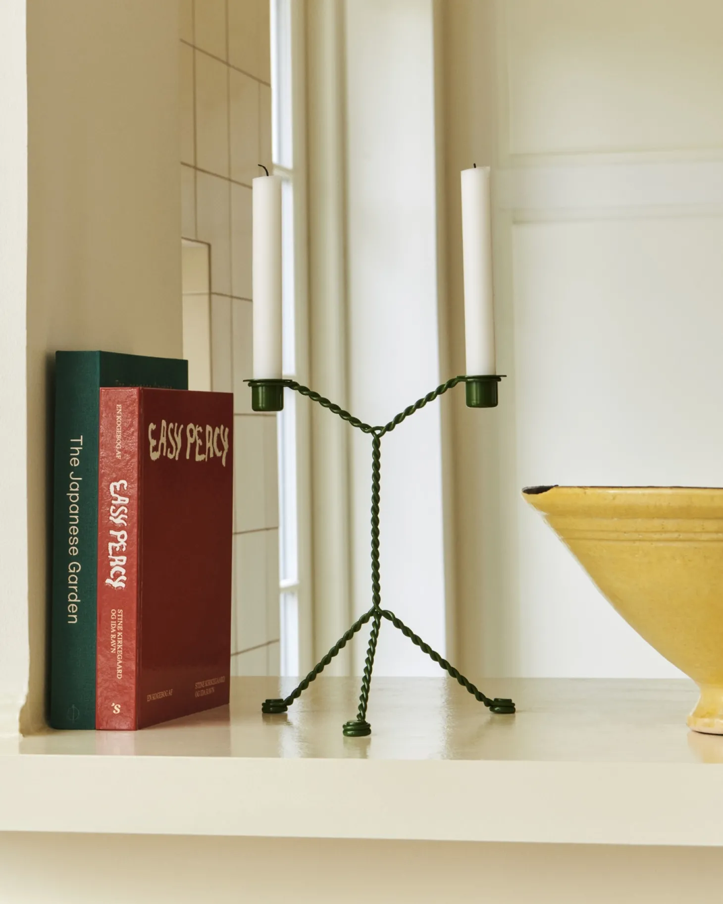 Hay - Lysestage - Wire - Mirror - Grøn
