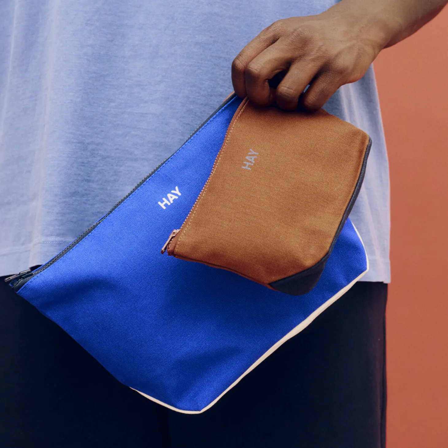 Hay - Multi Pouch - Medium - Gul multi