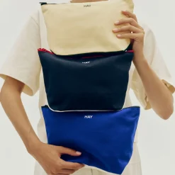 Hay - Multi Pouch - Small - Electric blue multi