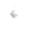 HAY - NELSON Pear Crisscross Bubble Pendant - Small - Off white