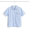 HAY - Outline Pyjama - Kortærmet Shirt - XS/S - Soft Blue